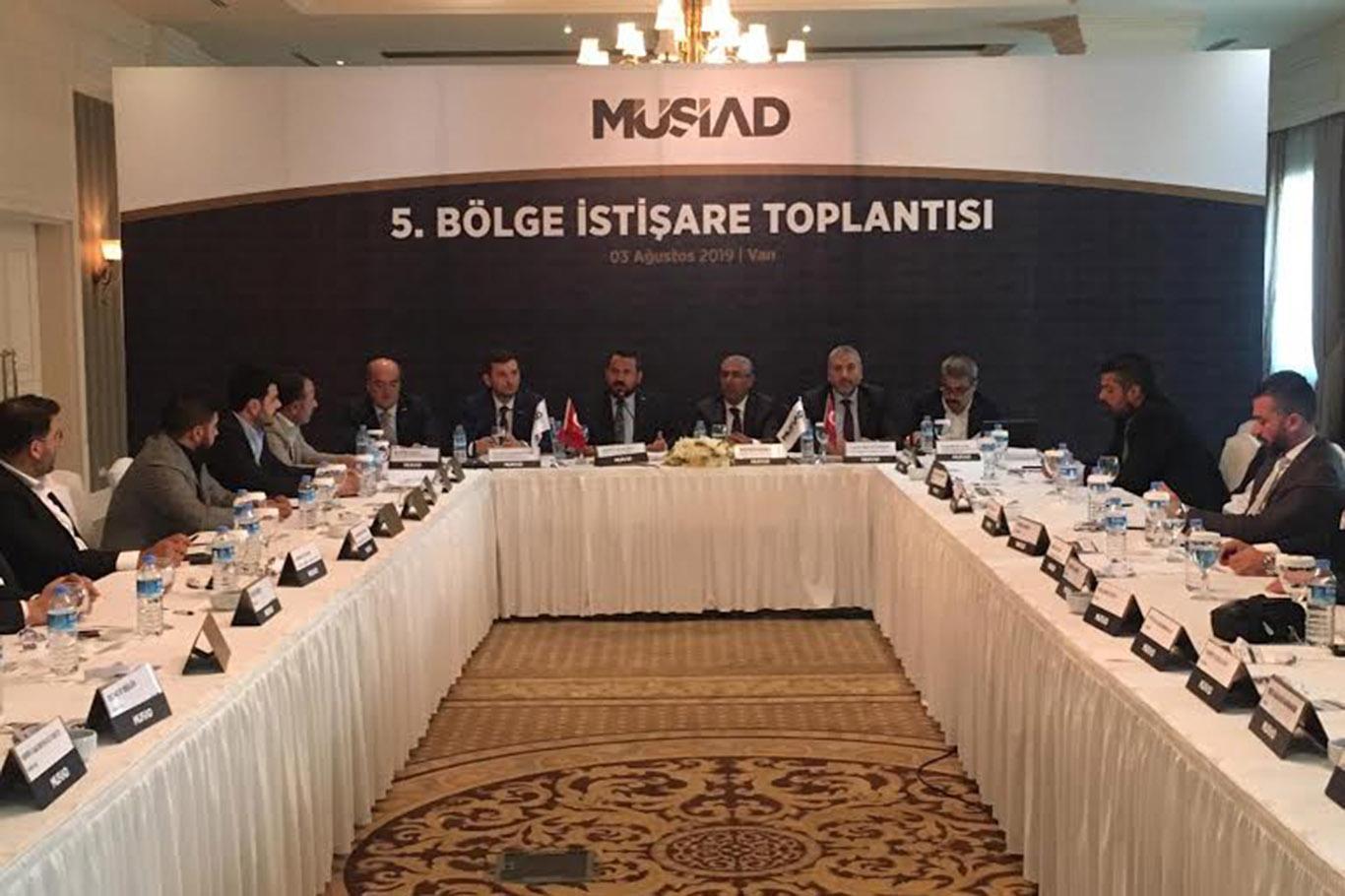 MÜSİAD 5. Bölge İstişare Toplantısı Van'da yapıldı MÜSİAD 5. Bölge İstişare Toplantısı Van'da yapıldı